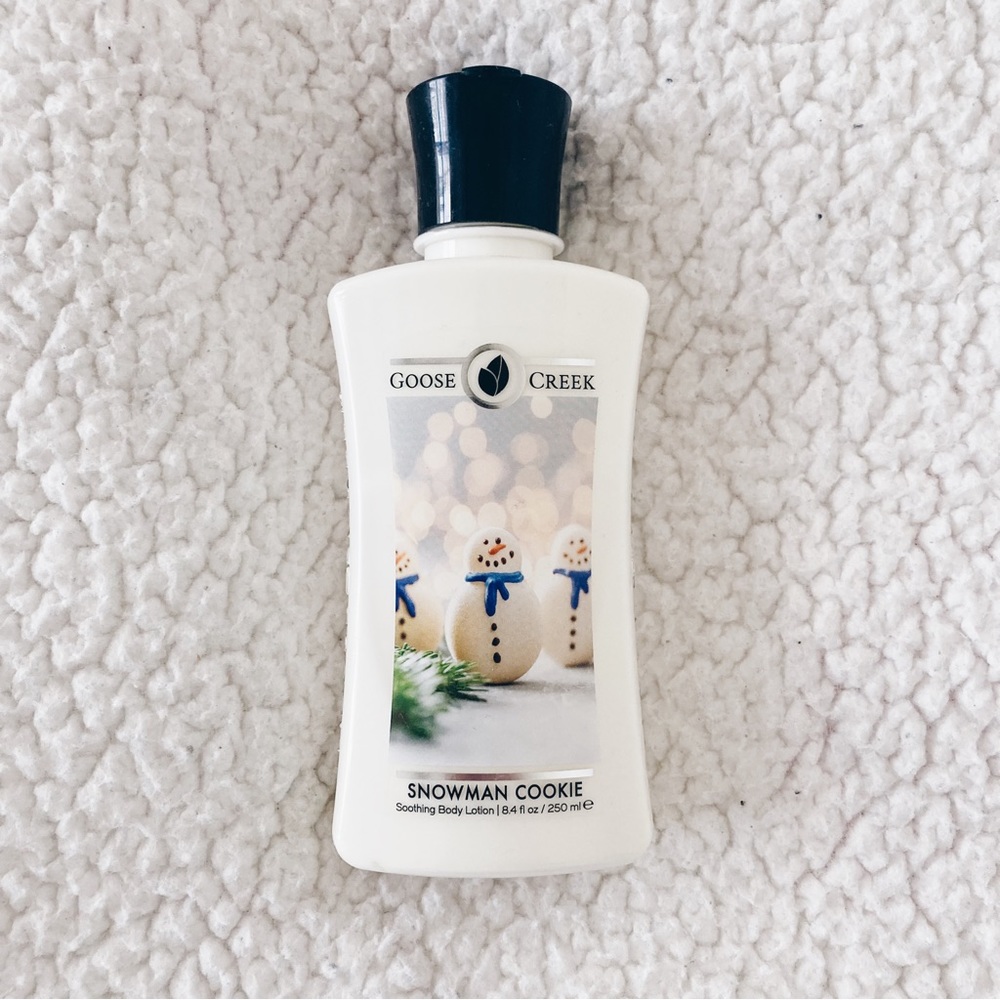 Goose Creek Snowman Cookie Soothing Body Lotion